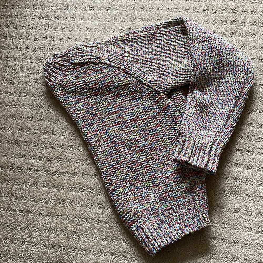 COS rainbow sweater
